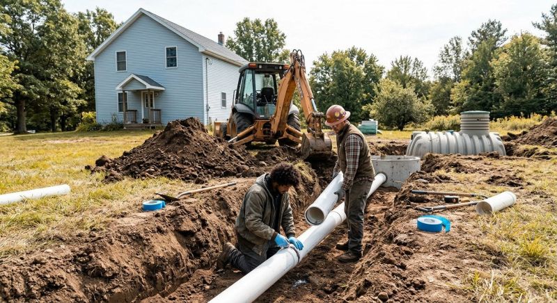 Sewage System Installation in Columbus, OH